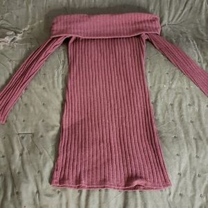 Midi off the shoulder dress